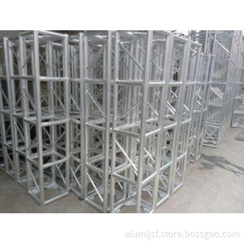 Silver 350 X 350mm Lighting truss / Aluminum Stage Truss f